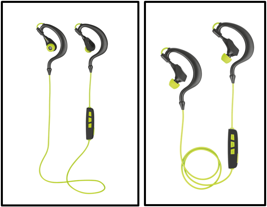 אוזניות אלחוטיות BLUETOOTH לספורט TRUST SENFUS 20890